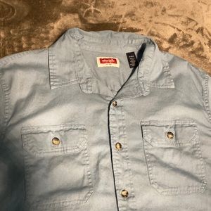Light blue Wrangler short sleeve